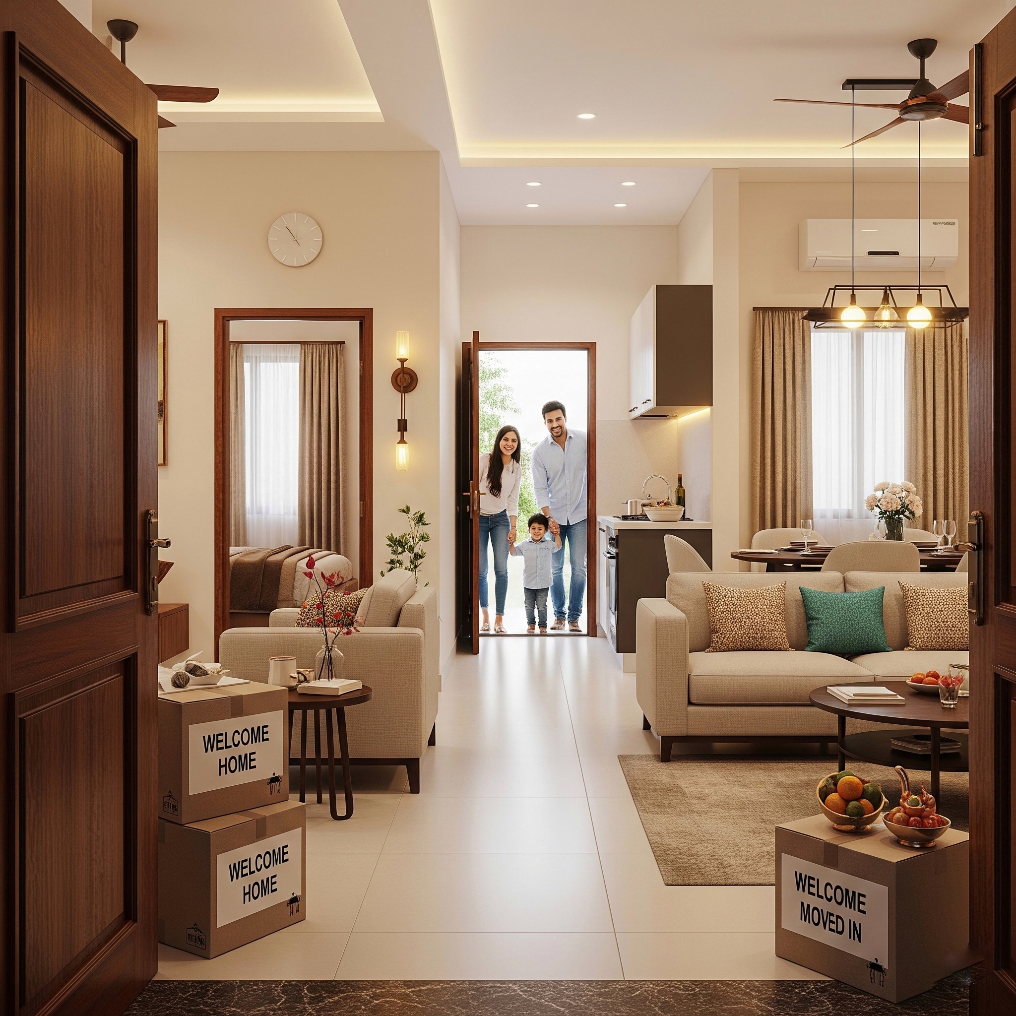 Buy ready bungalows in Adajan – Green Nest 3BHK budget villas with modern layout, move-in option & peaceful gated community